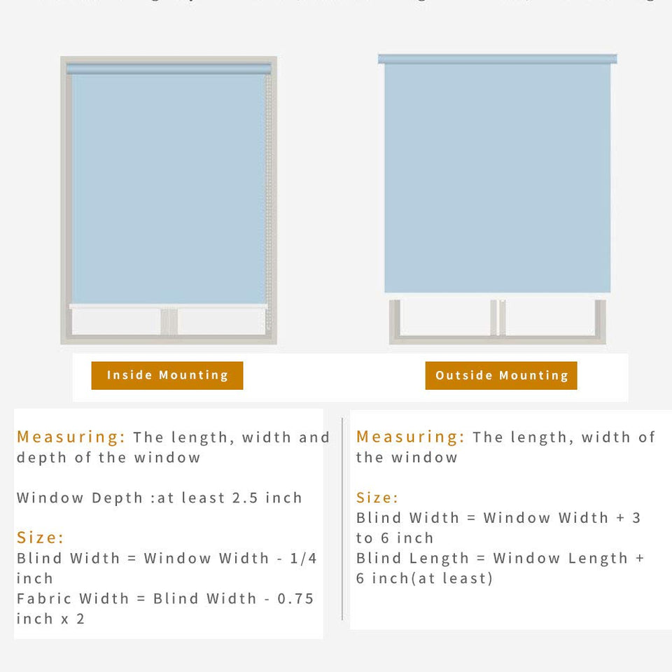 LUCKUP - Persianas enrollables de Tela 100% Opacas, protección UV, Impermeables, Gris, 30" x 79"