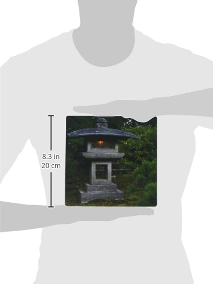 3dRose farol de piedra en Portland jardín japonés, EE. UU. – us38 wsu0159 alfombrilla de mouse, 8" x 8" (mp 146369 _ 1)