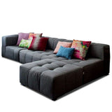 RematesMx Sala Saura Vintage Lino Gris Der