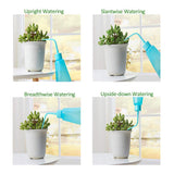 Cheelom Mini jardín de 15 piezas para trasplante manual de herramientas suculentas Plantación en miniatura, macetas, cactus, planta de interior, herramientas de bonsai, kit de bonsai (Azul)