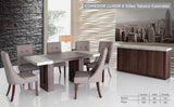 HOME DESIGN Buffet para Comedor Modelo Luxor - Tabaco y Concreto