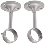 AmazonBasics, Set de 2 Soportes Ajutables para Techo, Níquel
