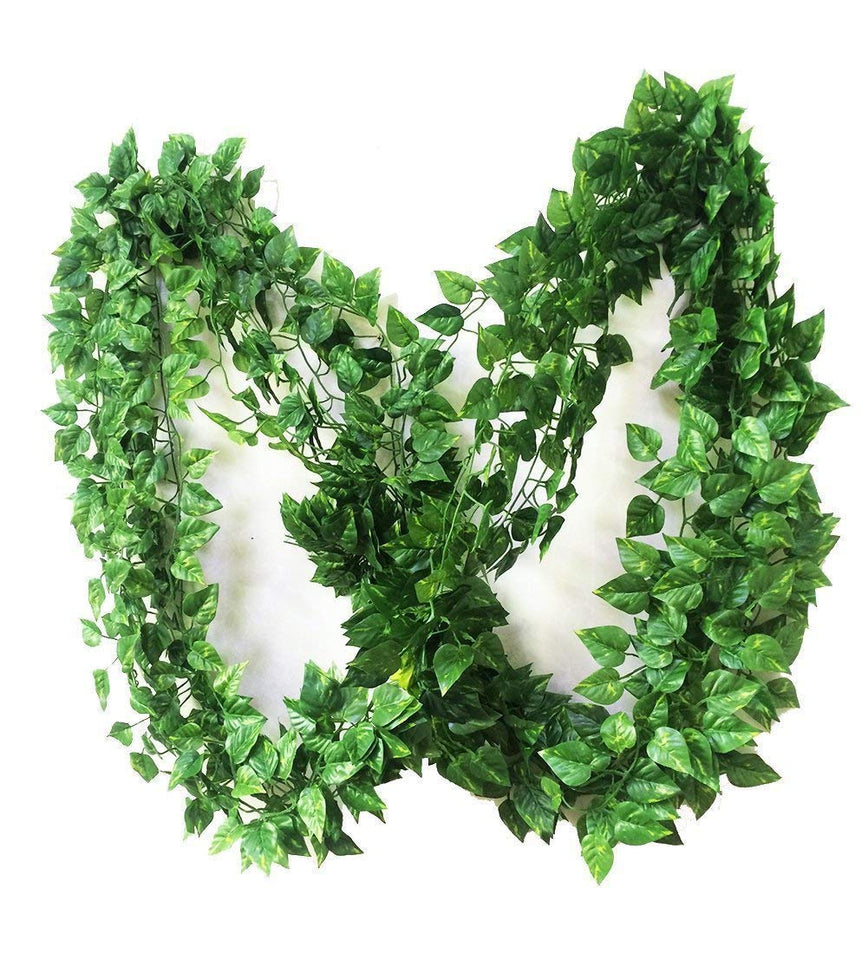 Eokeanon Plantas Artificiales, Vides Artificiales, 78 Pies (12 Piezas) Falso Hiedra Falsa Hojas Colgando Vegetación Guirnalda Planta de Vid para el Banquete de Boda Jardín Decoración de la Pared