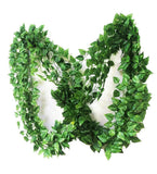 Eokeanon Plantas Artificiales, Vides Artificiales, 78 Pies (12 Piezas) Falso Hiedra Falsa Hojas Colgando Vegetación Guirnalda Planta de Vid para el Banquete de Boda Jardín Decoración de la Pared