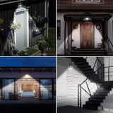 Luces Solares - Pesoo 30 LED Lámpara Solar Exterior Solar Luz LED Iluminación Exterior para Jardín, Patio, Terraza, Inicio, Camino, Escalera Exterior Paquete de 2 [Clase de eficiencia energética A+++]