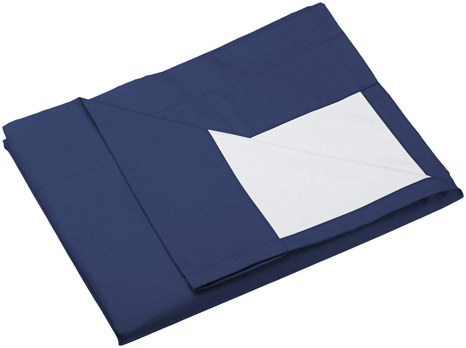 Amazon Basics Set de Cortina de oscurecimiento, 132 x 160 cm, Color Azul Marino
