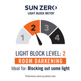Sun Zero - Cortina de oscurecimiento para habitación color gris, 1 unidad