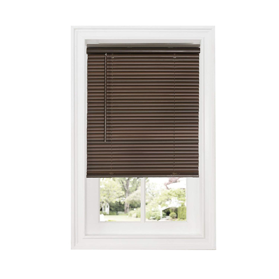 Achim Home Furnishings dsg223al06 Deluxe Sundown G2 Cordless Persianas, Mahogany, 1, 1