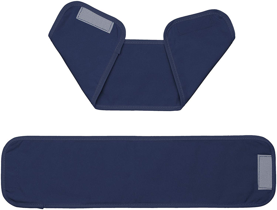 Amazon Basics Set de Cortina de oscurecimiento, 132 x 160 cm, Color Azul Marino
