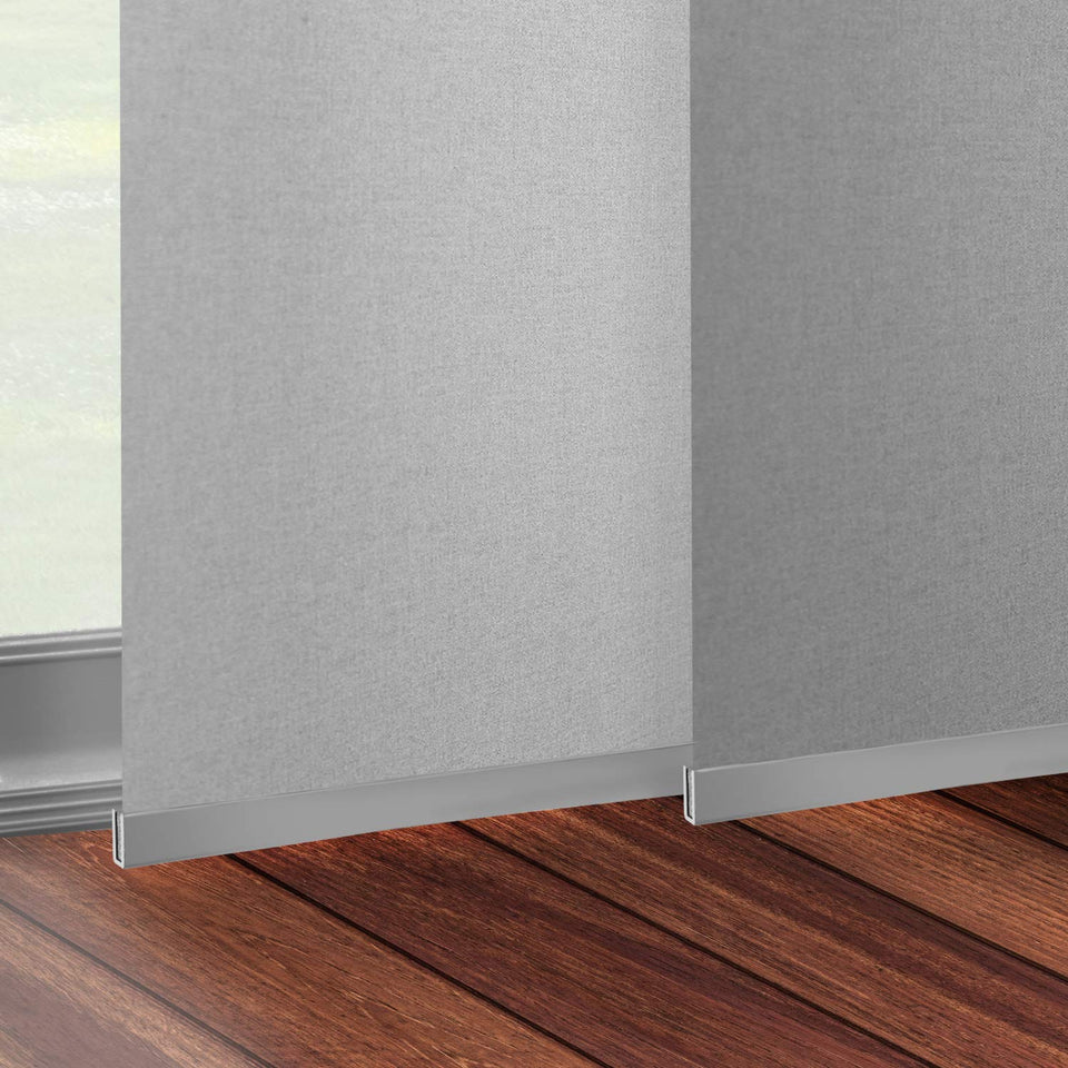 CHICOLOGY - Paneles deslizantes Ajustables, persianas Verticales Cortadas a Longitud, Gris (Urban Grey), Up to 80" W X 96" H, 1, 1