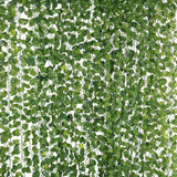 Eokeanon Plantas Artificiales, Vides Artificiales, 78 Pies (12 Piezas) Falso Hiedra Falsa Hojas Colgando Vegetación Guirnalda Planta de Vid para el Banquete de Boda Jardín Decoración de la Pared