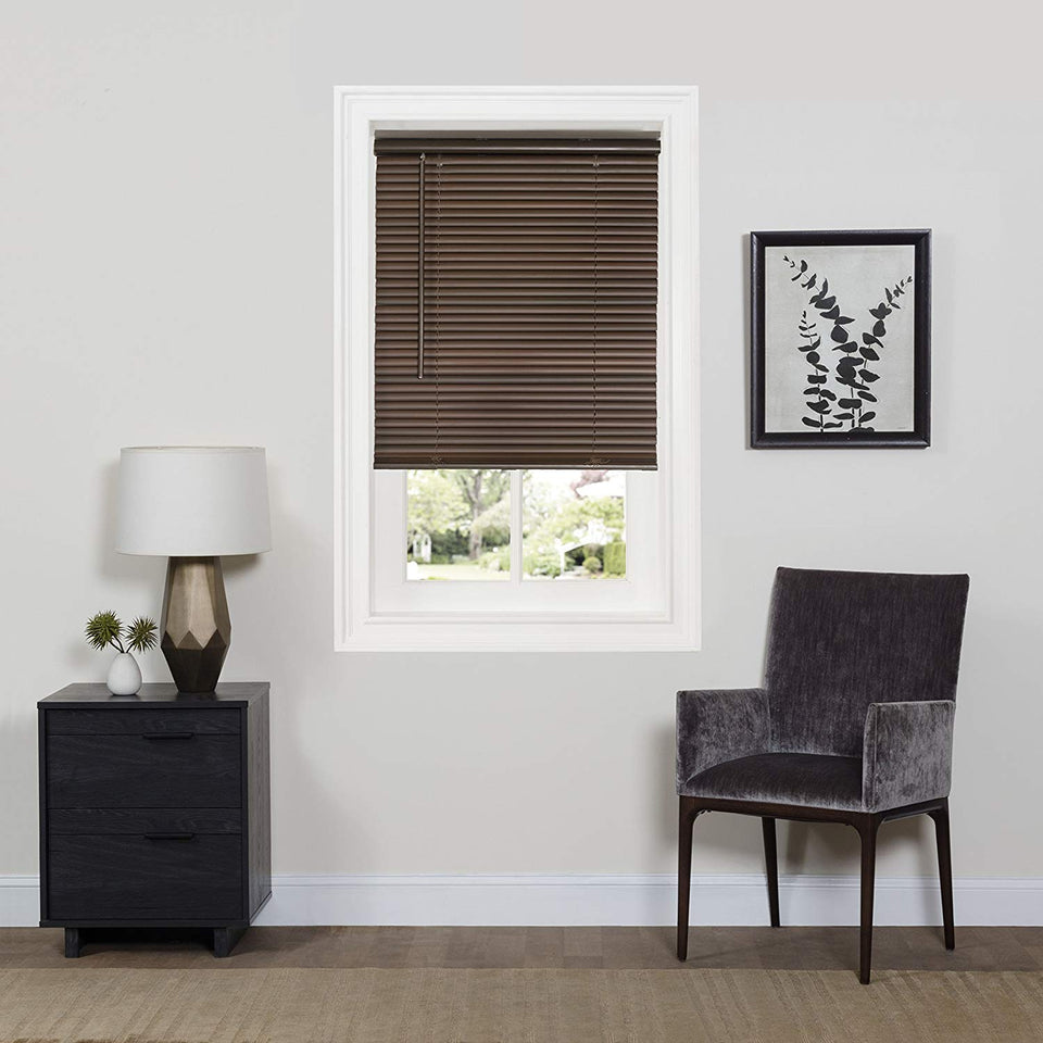 Achim Home Furnishings dsg223al06 Deluxe Sundown G2 Cordless Persianas, Mahogany, 1, 1